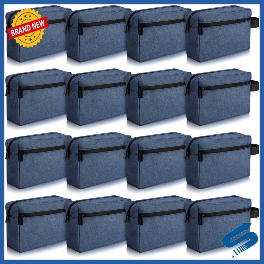 Large Water Resistant Hanging Toiletry Bag Travel Cosmetic Case with Handle